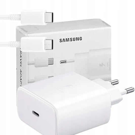 Samsung Ładowarka sieciowa Samsung USB typ C USB 45W +kabel biała